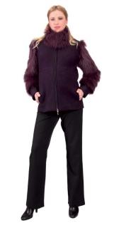 Tehotenský kabát Rialto Maffe Fialový 0086 Dámská velikost: 38