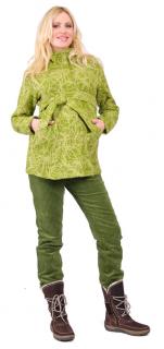 Tehotenský kabát Rialto Molain - Zelený 0142 Dámská velikost: 36