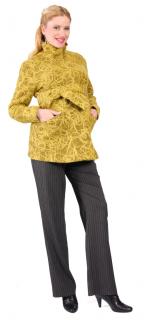 Tehotenský kabát Rialto Molain - Žltý 0143 Dámská velikost: 36