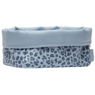 Textilný košík na dojčenské potreby Bébé-Jou Leopard Blue