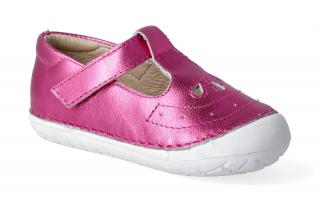 Barefoot baleríny Oldsoles - Royal Pave fuchsia foil Vnútorná dĺžka: 135, Vnútorná šírka: 64, Veľkosť: 22