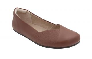 Barefoot baleríny Xero shoes - Phoenix Brown leather hnedé Vnútorná dĺžka: 259, Vnútorná šírka: 88, Veľkosť: 39/40