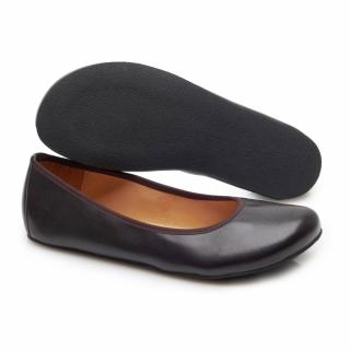 Barefoot baleríny ZAQQ - QARMA Dark Brown Vnútorná dĺžka: 245, Vnútorná šírka: 86, Veľkosť: 38