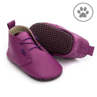 Barefoot capačky Liliputi® - Urban Fuchsia Paws Vnútorná dĺžka: 126, Vnútorná šírka: 67, Veľkosť: M