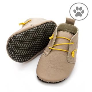 Barefoot capačky Liliputi® - Urban Latte Paws Vnútorná dĺžka: 150, Vnútorná šírka: 74, Veľkosť: XL