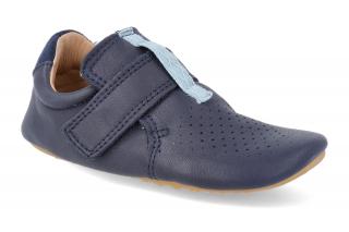 Barefoot capačky Superfit - Papageno Blue/Light blue modré Vnútorná dĺžka: 130, Vnútorná šírka: 59, Veľkosť: 20