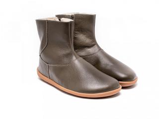 Barefoot členková obuv Be Lenka - Polar Olive Green Vnútorná dĺžka: 240, Vnútorná šírka: 93, Veľkosť: 37