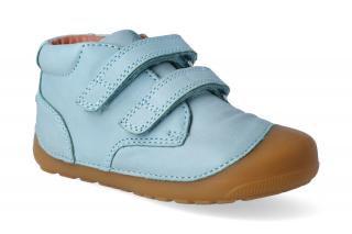 Barefoot členková obuv Bundgaard - Petit Velcro Jeans mint Vnútorná dĺžka: 136, Vnútorná šírka: 56, Veľkosť: 21