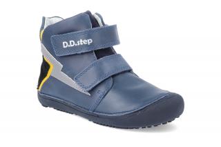 Barefoot členková obuv D.D.step A063-144 modrá Vnútorná dĺžka: 190, Vnútorná šírka: 76, Veľkosť: 30