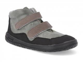Barefoot členková obuv Jonap - Bella M šedá Vnútorná dĺžka: 156, Vnútorná šírka: 66, Veľkosť: 24