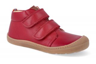 Barefoot členková obuv Koel - Don Red červená Vnútorná dĺžka: 138, Vnútorná šírka: 63, Veľkosť: 21