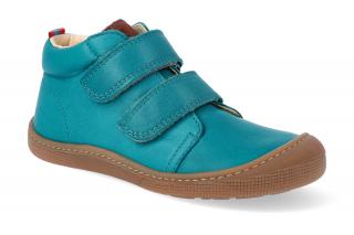 Barefoot členková obuv Koel - Don turquoise modrá Vnútorná dĺžka: 138, Vnútorná šírka: 63, Veľkosť: 21