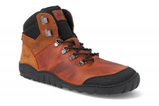 Barefoot členková obuv Koel - Pete Cognac hnedé Vnútorná dĺžka: 280, Vnútorná šírka: 101, Veľkosť: 42