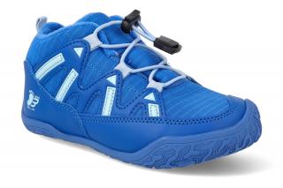 Barefoot členková obuv s membránou Ballop - Intense W blue modrá vegan Vnútorná dĺžka: 164, Vnútorná šírka: 71, Veľkosť: 25