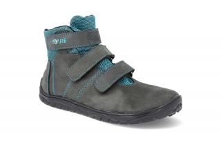 Barefoot členková obuv s membránou Fare Bare - B5626262 Vnútorná dĺžka: 243, Vnútorná šírka: 92, Veľkosť: 36