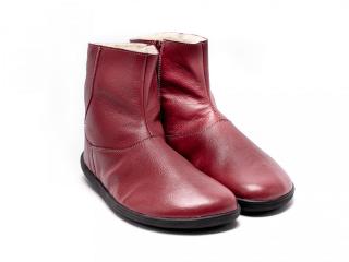 Barefoot členkové topánky Be Lenka - Polar Ruby Vnútorná dĺžka: 240, Vnútorná šírka: 93, Veľkosť: 37