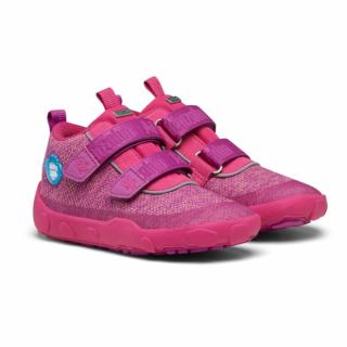 Barefoot obuv s membránou Affenzahn - Minimal Lowboot Knit Happy Flamingo ružová Vnútorná dĺžka: 164, Vnútorná šírka: 66, Veľkosť: 25