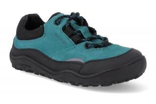 Barefoot outdoorová obuv s membránou bLIFESTYLE - Caprini petrol modrá Vnútorná dĺžka: 196, Vnútorná šírka: 72, Veľkosť: 29