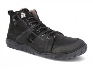 Barefoot pánska členková obuv Koel - Pax Leather wool Black čierna Vnútorná dĺžka: 274, Vnútorná šírka: 99, Veľkosť: 41