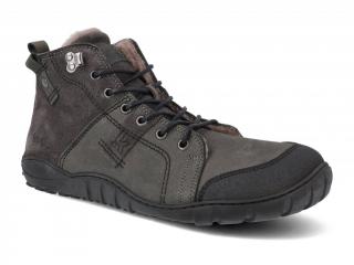 Barefoot pánska členková obuv Koel - Pax Leather wool Dark grey šedá Vnútorná dĺžka: 274, Vnútorná šírka: 99, Veľkosť: 41