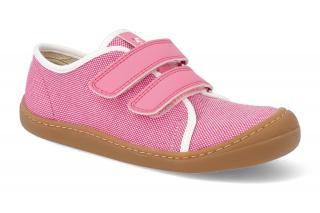 Barefoot plátenky KOEL - Bri Medium Vegan Fuchsia ružové Vnútorná dĺžka: 160, Vnútorná šírka: 63, Veľkosť: 25