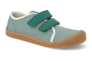 Barefoot plátenky KOEL - Dud Textile Green zelené Vnútorná dĺžka: 130, Vnútorná šírka: 61, Veľkosť: 20