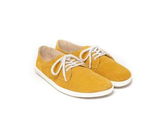 Barefoot poltopánky Be Lenka - City Mustard & White Vnútorná dĺžka: 250, Vnútorná šírka: 97, Veľkosť: 39