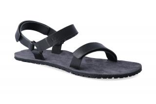 Barefoot sandále Boskyshoes - Rare X Black Vnútorná dĺžka: 261, Vnútorná šírka: 90, Veľkosť: 39