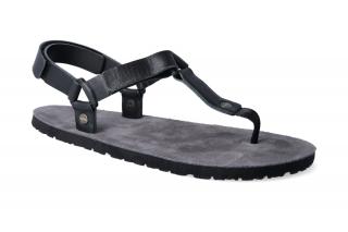 Barefoot sandále Boskyshoes - Rare Y Black Vnútorná dĺžka: 247, Vnútorná šírka: 98, Veľkosť: 37