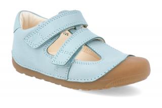 Barefoot sandále Bundgaard - Petit Summer Jeans mint modré Vnútorná dĺžka: 128, Vnútorná šírka: 55, Veľkosť: 20