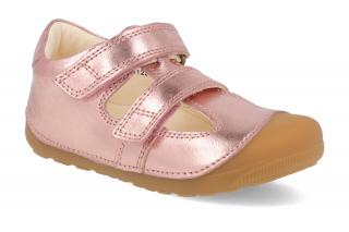 Barefoot sandále Bundgaard - Petit Summer Rose gold ružové Vnútorná dĺžka: 128, Vnútorná šírka: 55, Veľkosť: 20