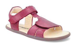 Barefoot sandále Bundgaard - Roxanne Dark pink ružové Vnútorná dĺžka: 185, Vnútorná šírka: 74, Veľkosť: 28