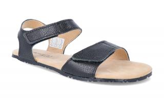 Barefoot sandále Protetika - Belita čierna metalická Vnútorná dĺžka: 245, Vnútorná šírka: 95, Veľkosť: 38