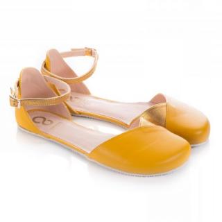 Barefoot sandále Shapen - Poppy II Sun yellow N Vnútorná dĺžka: 275, Vnútorná šírka: 96, Veľkosť: 41