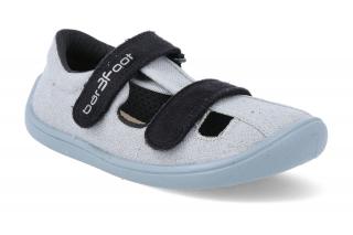 Barefoot sandálky 3F - Elf Sandals šedá Vnútorná dĺžka: 150, Vnútorná šírka: 68, Veľkosť: 24