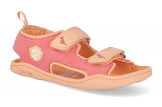 Barefoot sandálky Affenzahn - Sandal Vegan Airy-Flamingo růžové Vnútorná dĺžka: 211, Vnútorná šírka: 73, Veľkosť: 32