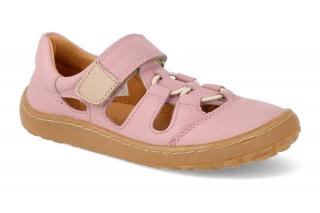 Barefoot sandálky Froddo - BF Elastic Sandal Pink ružové Vnútorná dĺžka: 208, Vnútorná šírka: 75, Veľkosť: 31