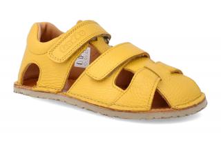 Barefoot sandálky Froddo - Flexy Avi Yellow žlté Vnútorná dĺžka: 128, Vnútorná šírka: 61, Veľkosť: 21