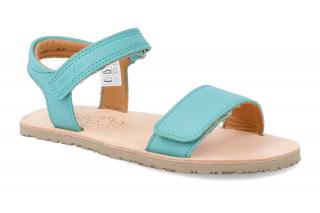 Barefoot sandálky Froddo - Flexy Lia Mint modré Vnútorná dĺžka: 185, Vnútorná šírka: 65, Veľkosť: 27