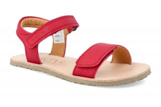 Barefoot sandálky Froddo - Flexy Lia Red červené Vnútorná dĺžka: 185, Vnútorná šírka: 65, Veľkosť: 27