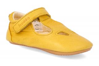 Barefoot sandálky Froddo - Prewalkers Dark Yellow žlté Vnútorná dĺžka: 118, Vnútorná šírka: 56, Veľkosť: 19