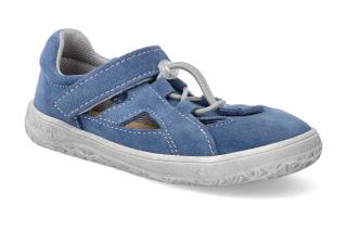 Barefoot sandálky Jonap - B9S modrá ming slim Vnútorná dĺžka: 195, Vnútorná šírka: 74, Veľkosť: 30