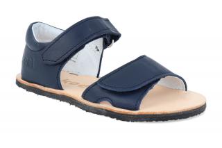 Barefoot sandálky KOEL4kids - Amelia Blue modré Vnútorná dĺžka: 147, Vnútorná šírka: 60, Veľkosť: 23