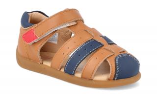 Barefoot sandálky Little Blue Lamb - Little Gladiator brown hnedé Vnútorná dĺžka: 126, Vnútorná šírka: 60, Veľkosť: 20