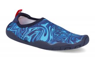 Barefoot slip-on Reima - Lean T-Navy vegan modrá vlnka Vnútorná dĺžka: 132, Vnútorná šírka: 53, Veľkosť: 21