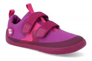 Barefoot tenisky Affenzahn - Sneaker Cotton Happy-Bird vegan fialové Vnútorná dĺžka: 145, Vnútorná šírka: 60, Veľkosť: 22