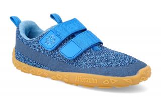 Barefoot tenisky Affenzahn - Sneaker Knit Dream Blue modré Vnútorná dĺžka: 205, Vnútorná šírka: 73, Veľkosť: 31