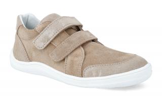 Barefoot tenisky Baby Bare - Febo Go Cappuccino beige Vnútorná dĺžka: 166, Vnútorná šírka: 70, Veľkosť: 25