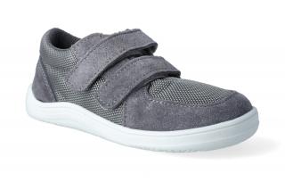 Barefoot tenisky Baby Bare - Febo Sneakers Grey Vnútorná dĺžka: 158, Vnútorná šírka: 68, Veľkosť: 24