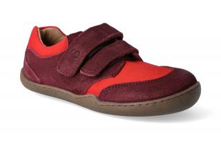 Barefoot tenisky Blifestyle - Skink bio strap cranberry wide Vnútorná dĺžka: 170, Vnútorná šírka: 68, Veľkosť: 25